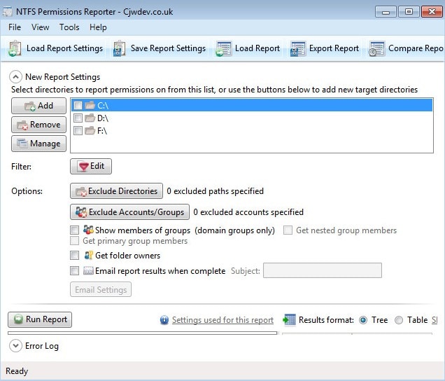 NTFS Permissions Reporter Pro 4.0.492 downloading