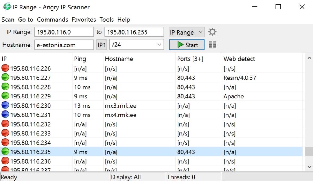 free ip and mac address scanner for osx