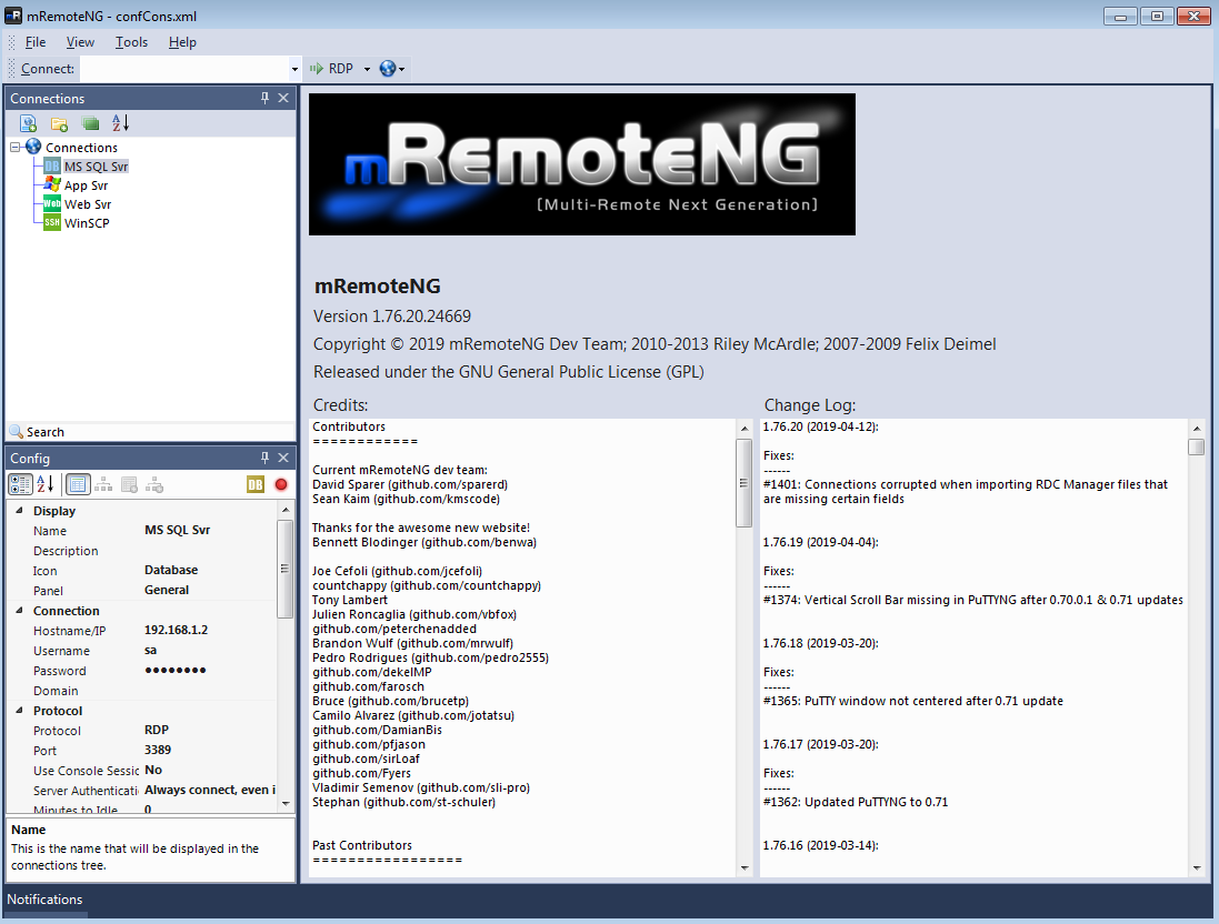 remote desktop connection manager linux